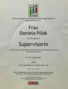 Supervision WKO Eintragung